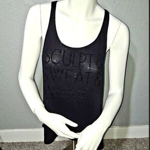 EVCR "Sculpt & Sweat & Wine" workout top
